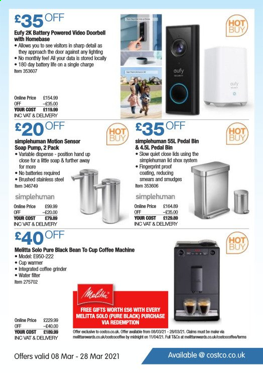 Costco offer  - 8.3.2021 - 28.3.2021. Page 25.