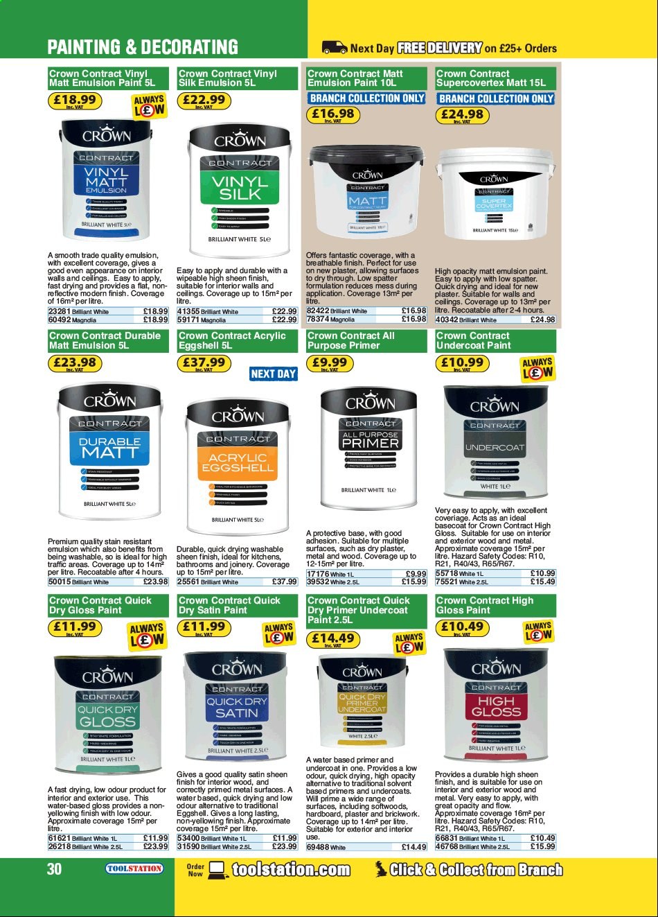 Toolstation offer . Page 30.