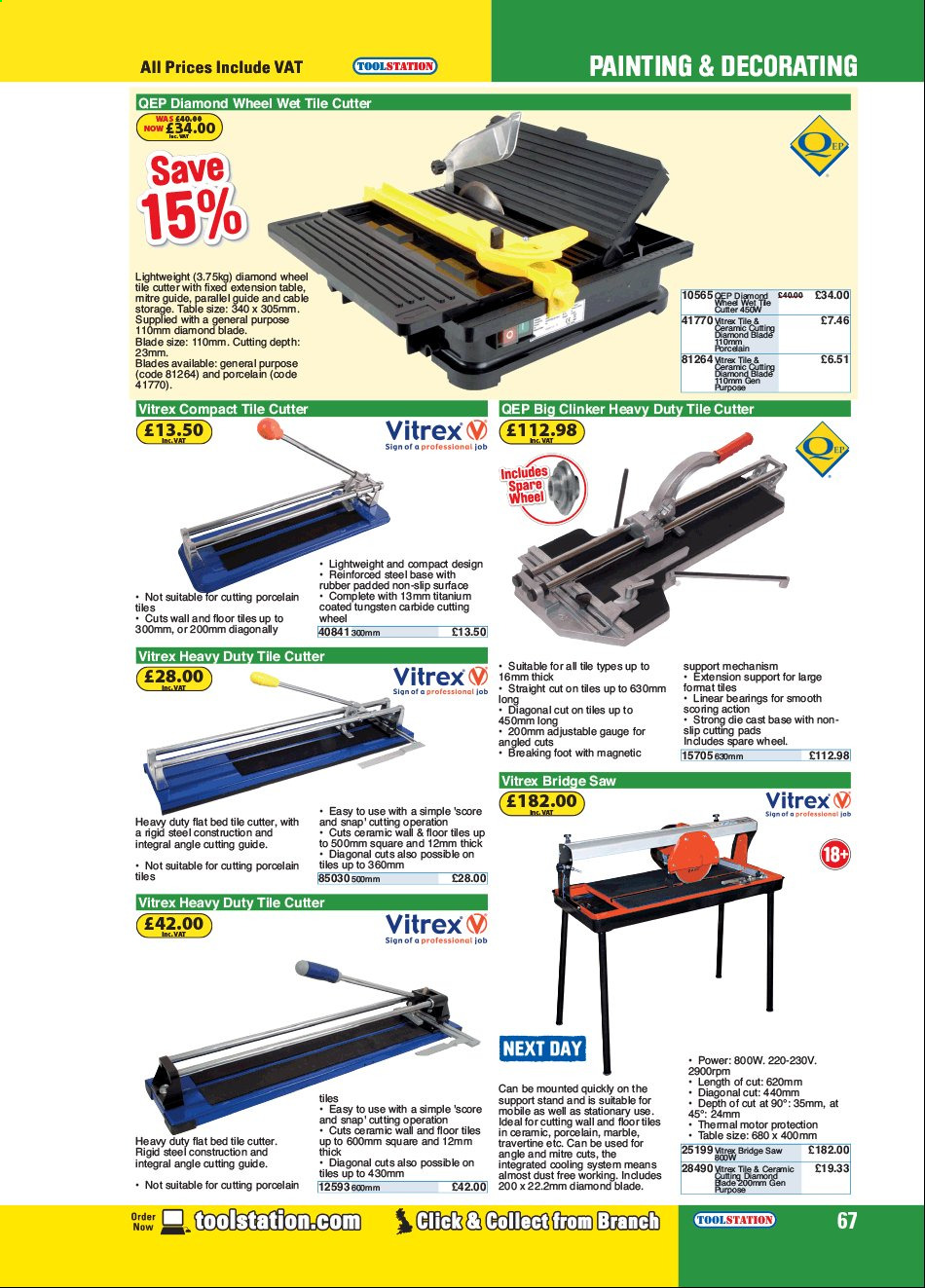 Toolstation offer . Page 67.