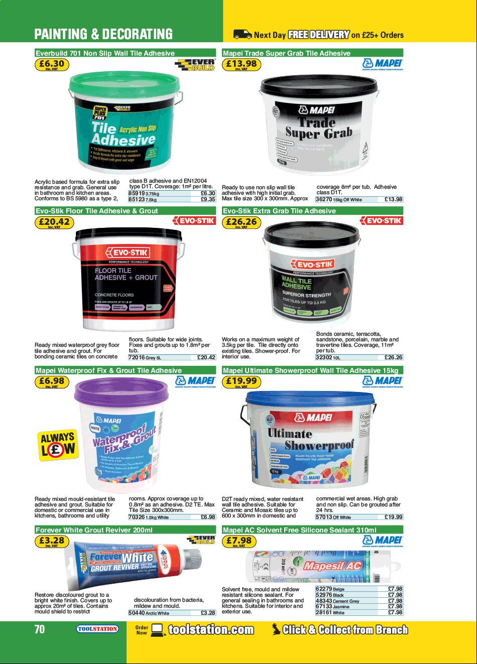 Toolstation offer . Page 70.