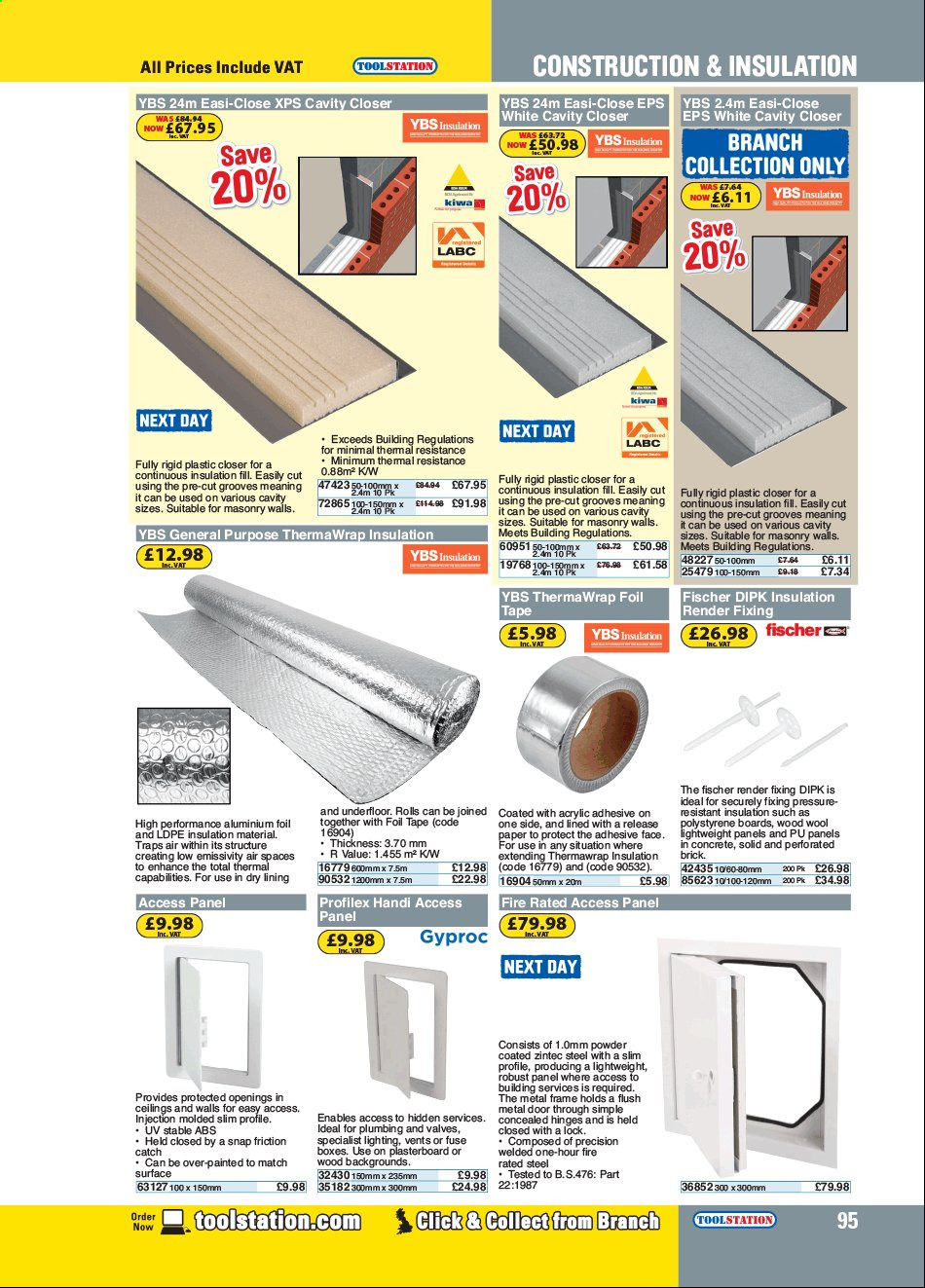 Toolstation offer . Page 95.