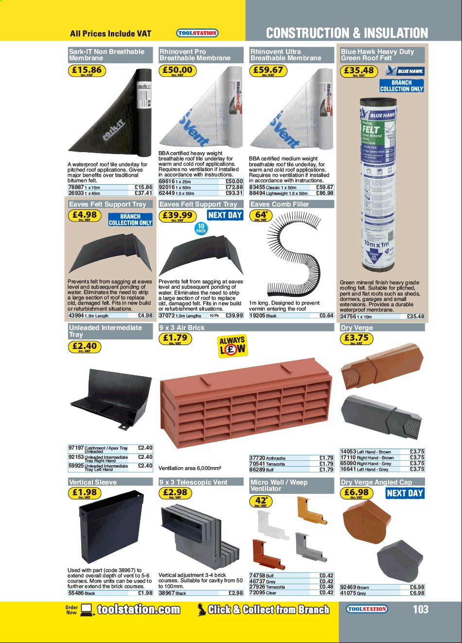 Toolstation offer . Page 103.