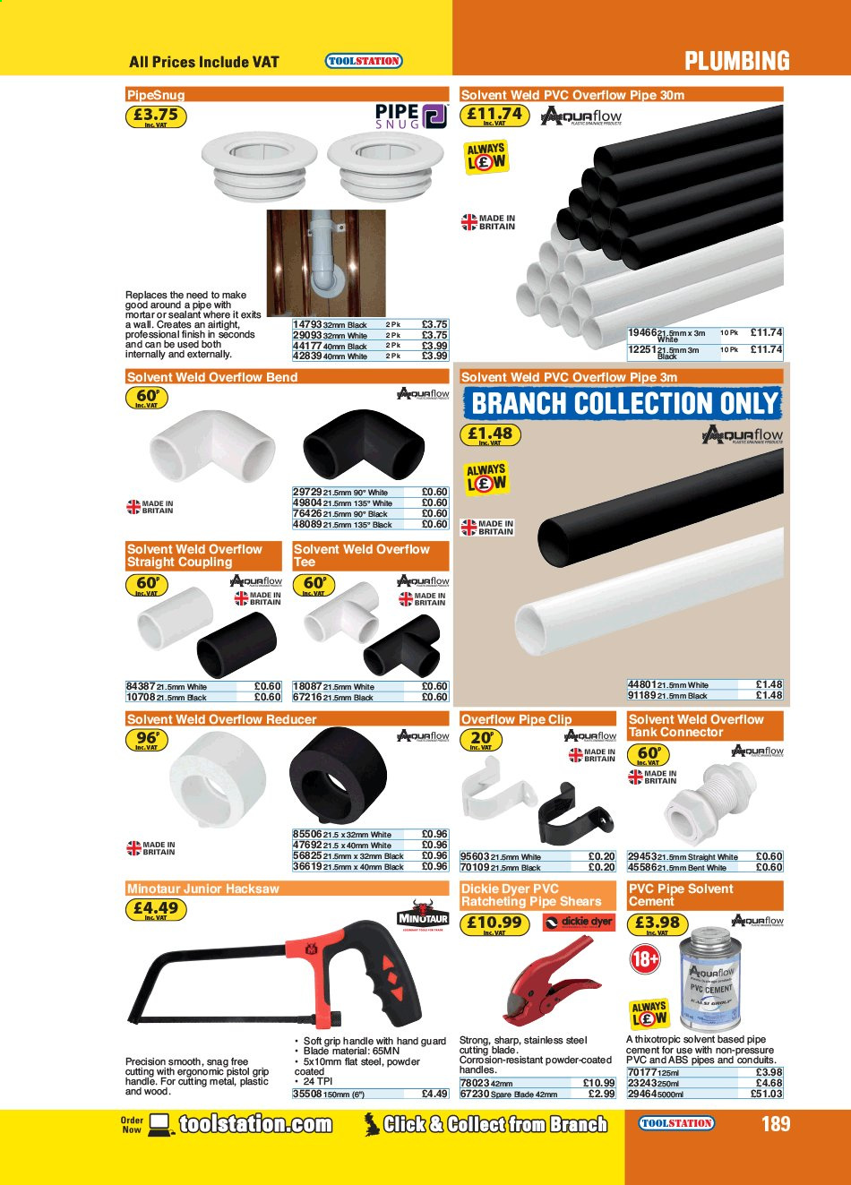 Toolstation offer . Page 189.