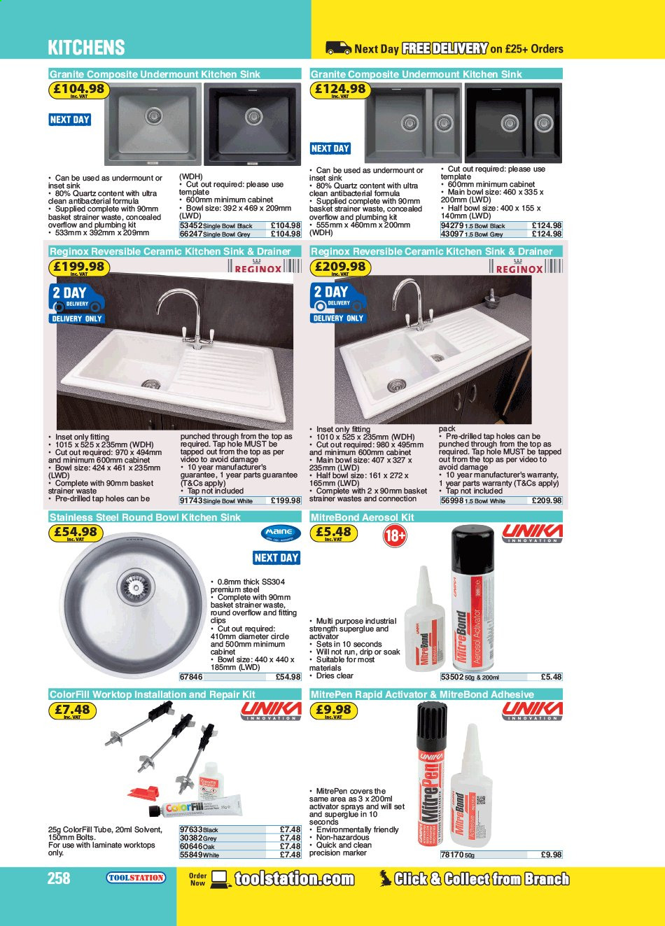 Toolstation offer . Page 258.