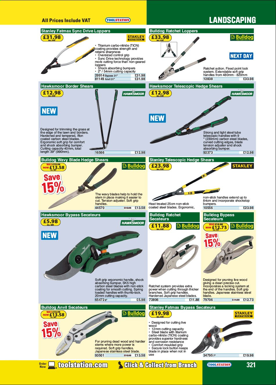 Toolstation offer . Page 321.