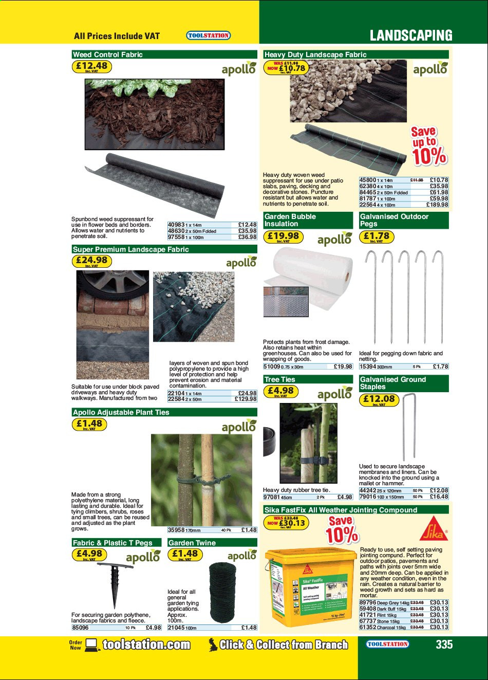 Toolstation offer . Page 335.