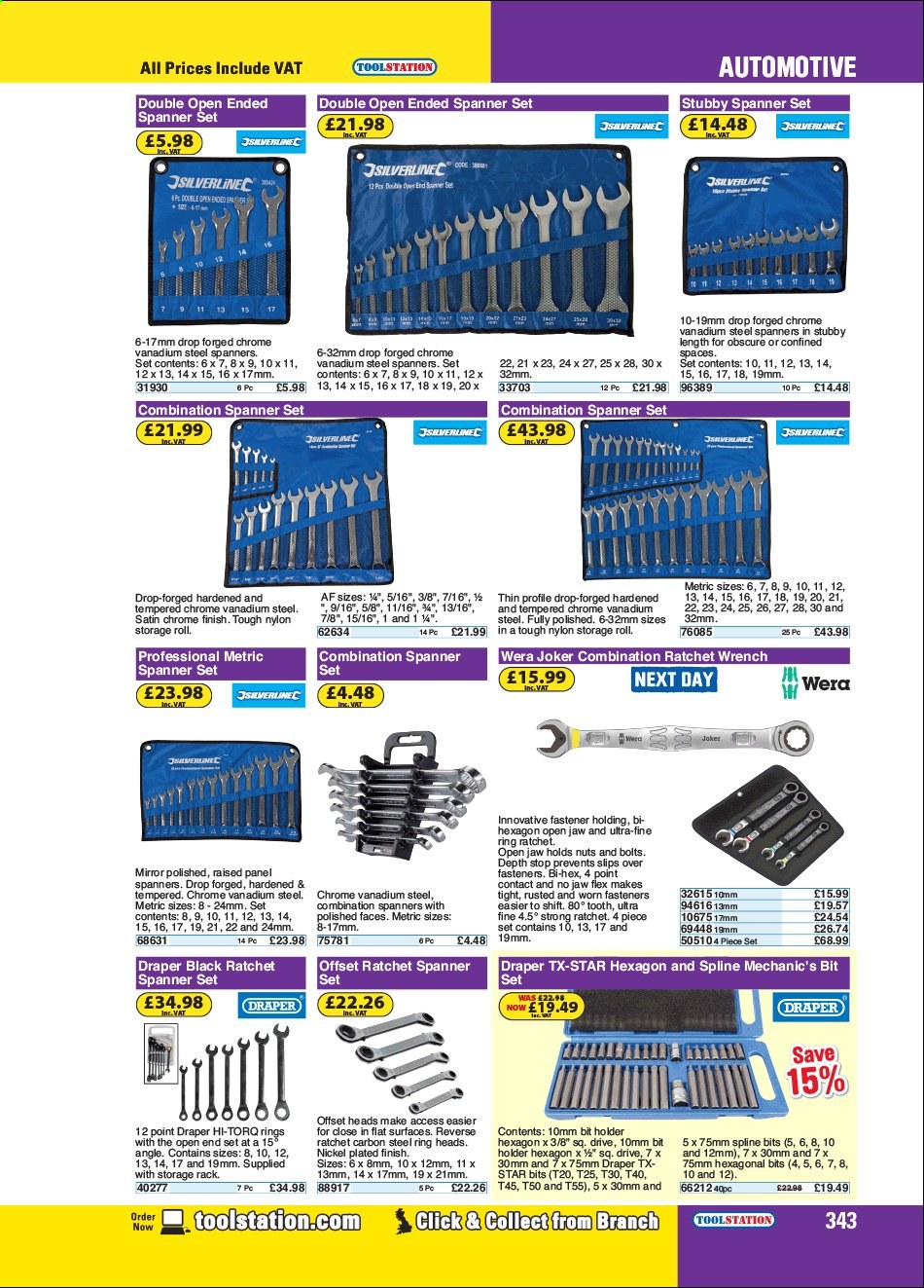 Toolstation offer . Page 343.