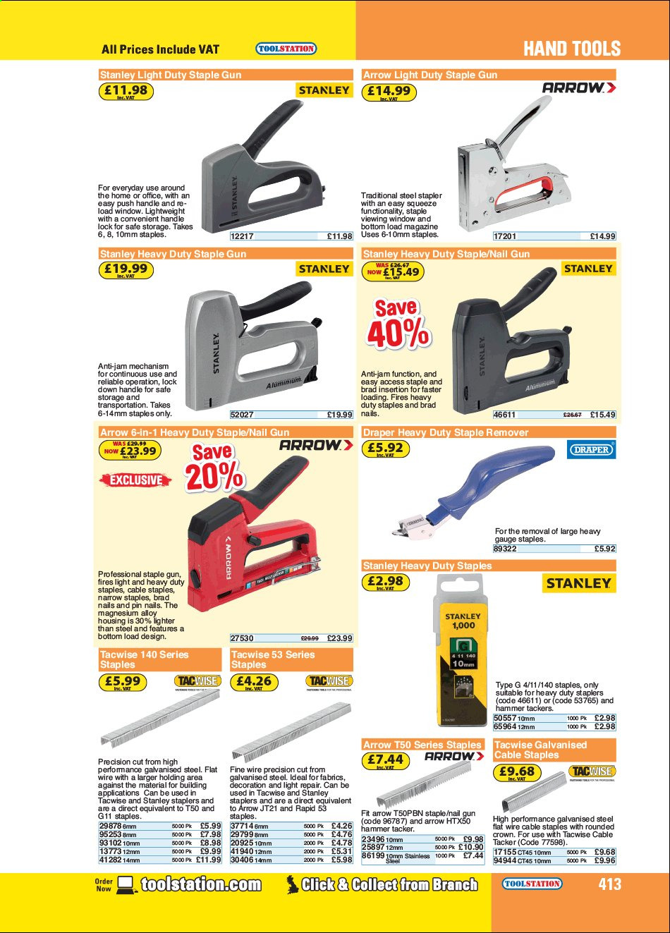 Toolstation offer . Page 413.