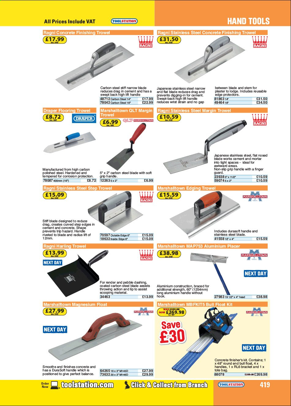 Toolstation offer . Page 419.
