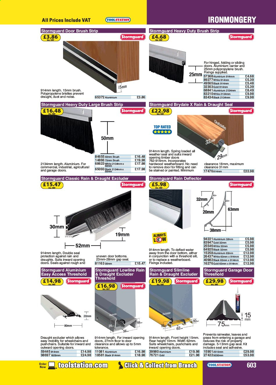Toolstation offer . Page 603.