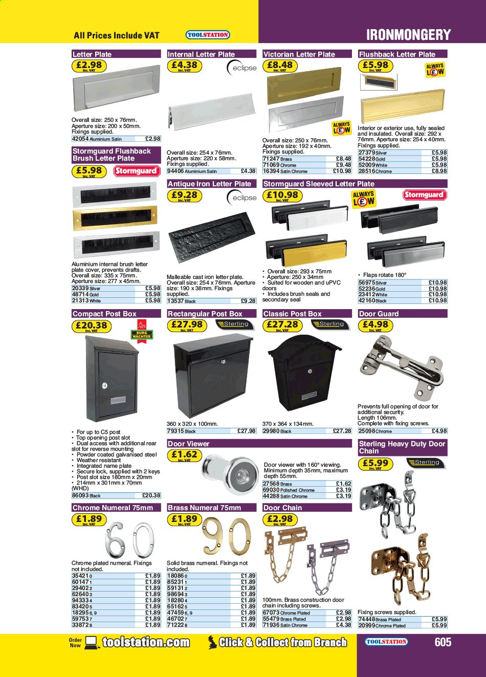 Toolstation offer . Page 605.