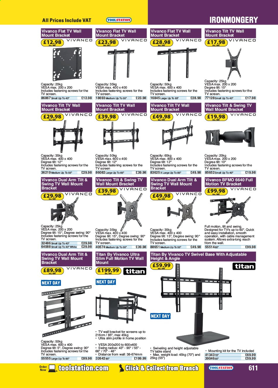 Toolstation offer . Page 611.