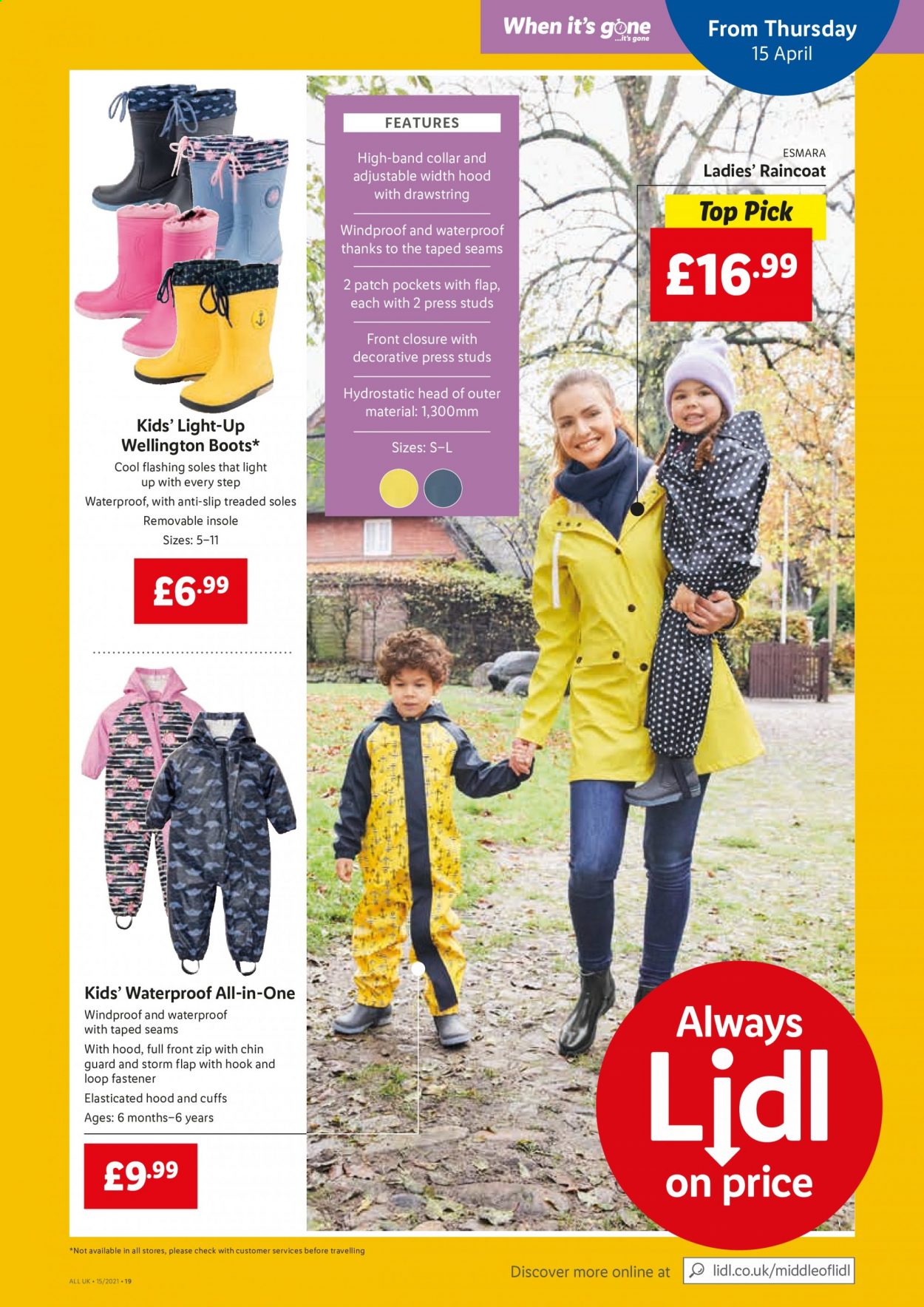 Lidl offer  - 15.4.2021 - 21.4.2021. Page 15.