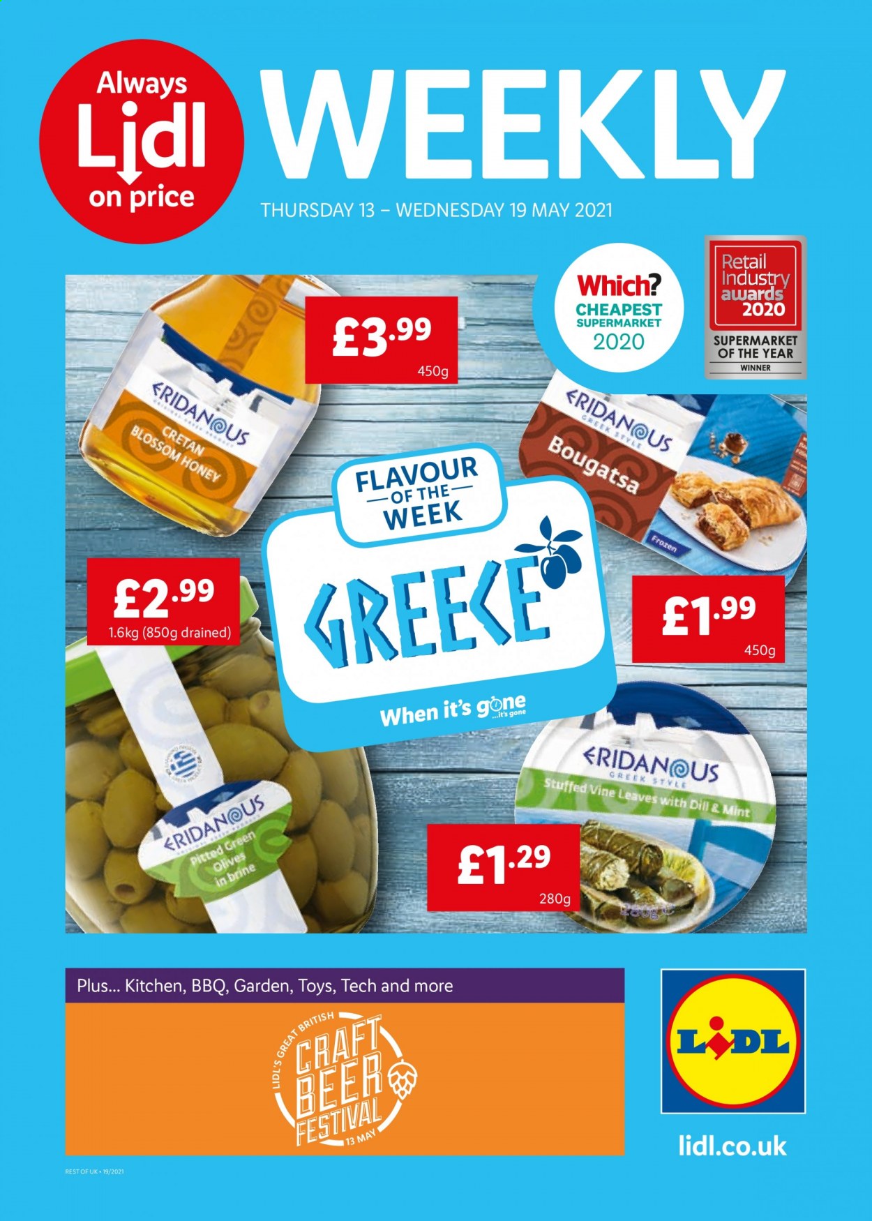 Lidl offer  - 13.5.2021 - 19.5.2021. Page 1.