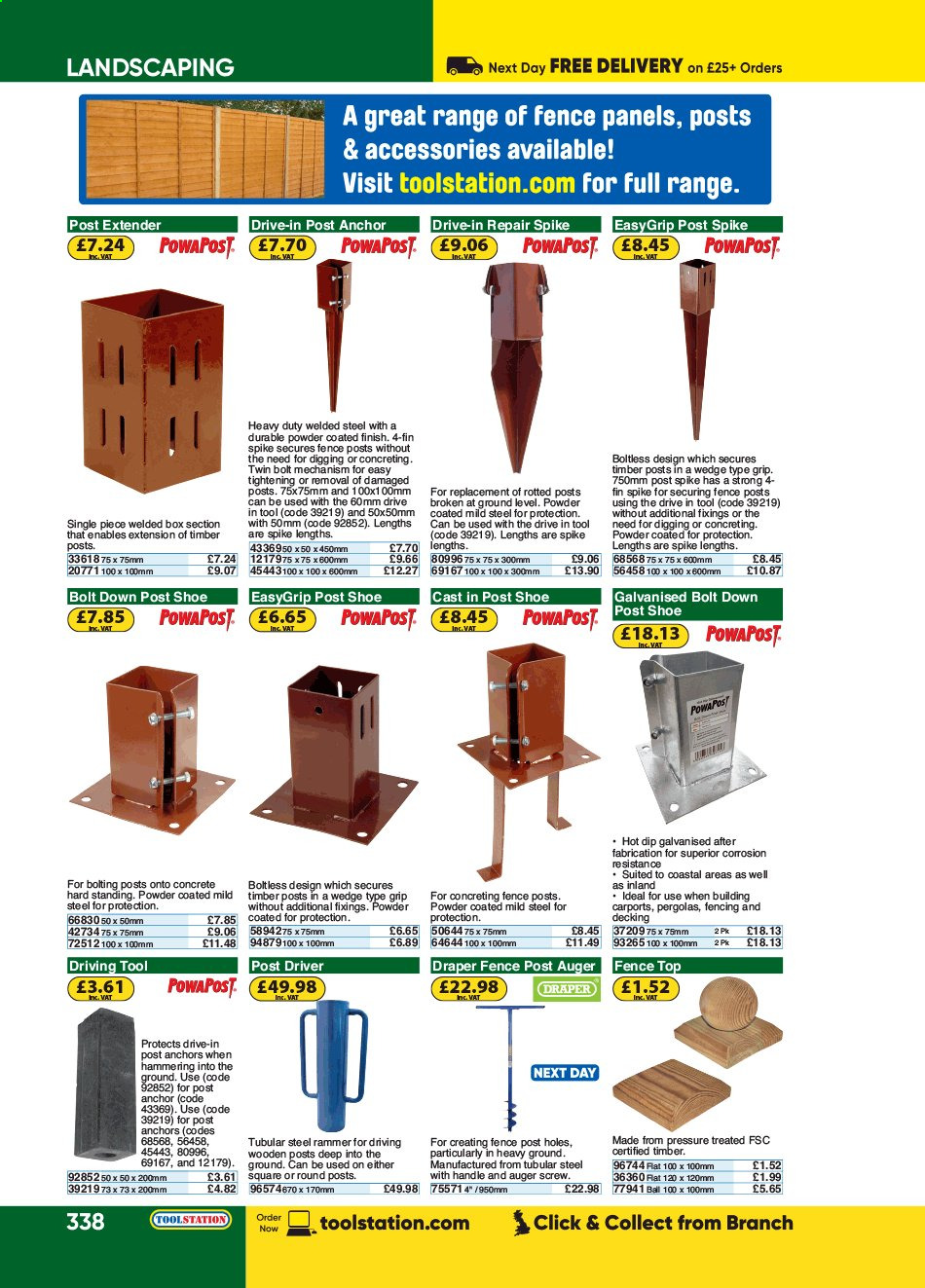 Toolstation offer . Page 338.