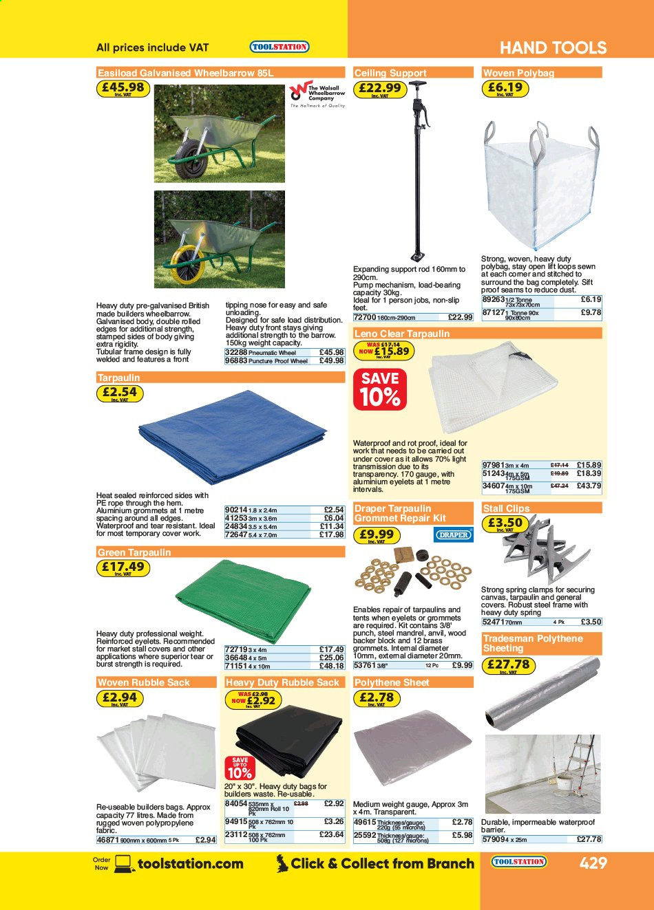 Toolstation offer . Page 429.