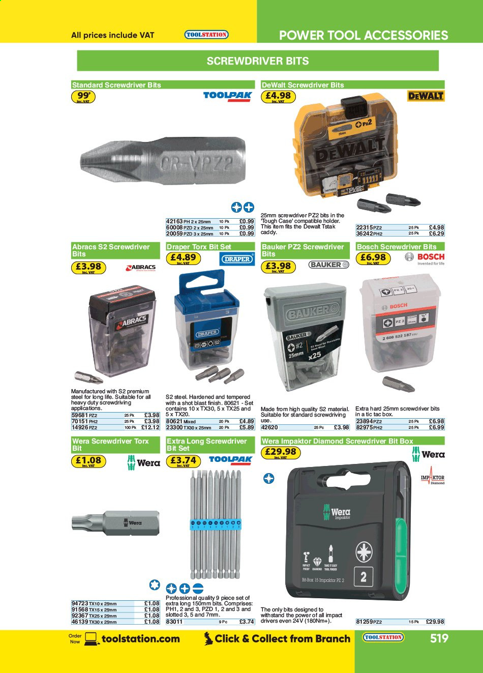 Toolstation offer . Page 519.