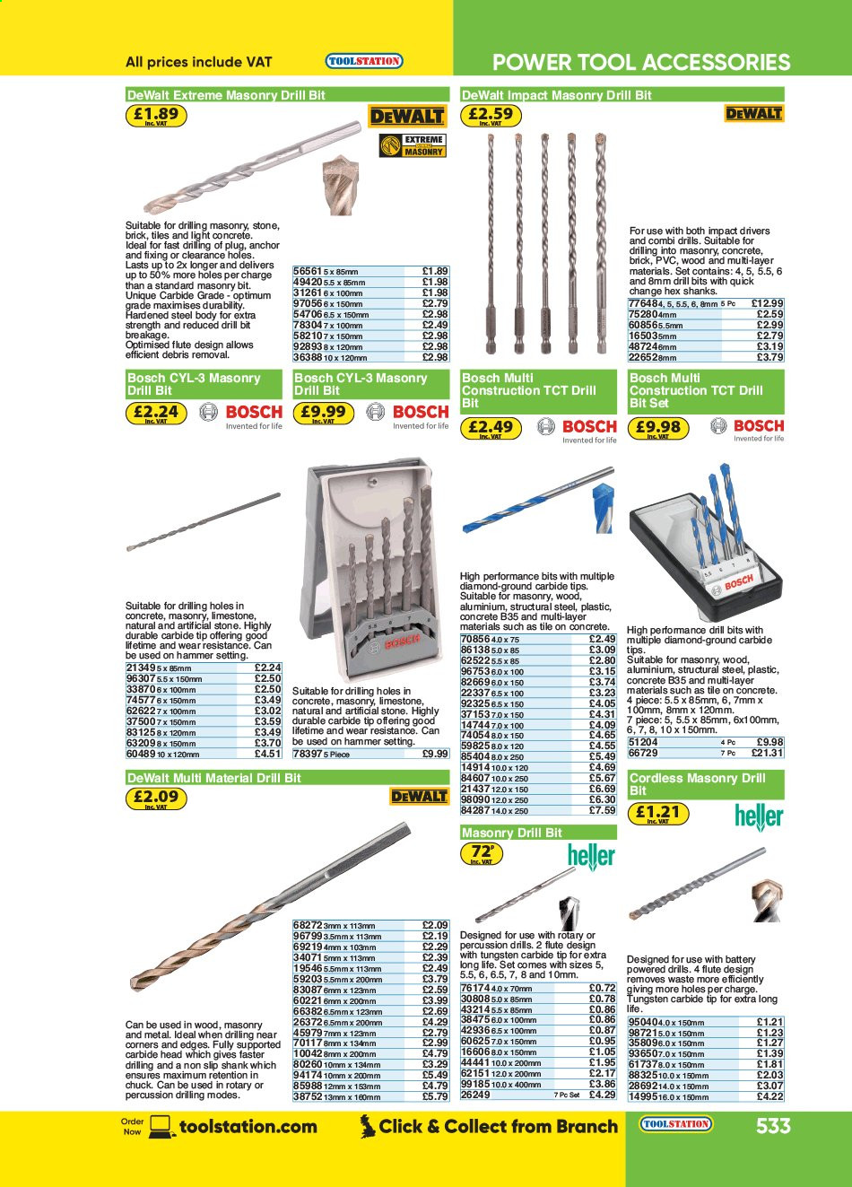 Toolstation offer . Page 533.