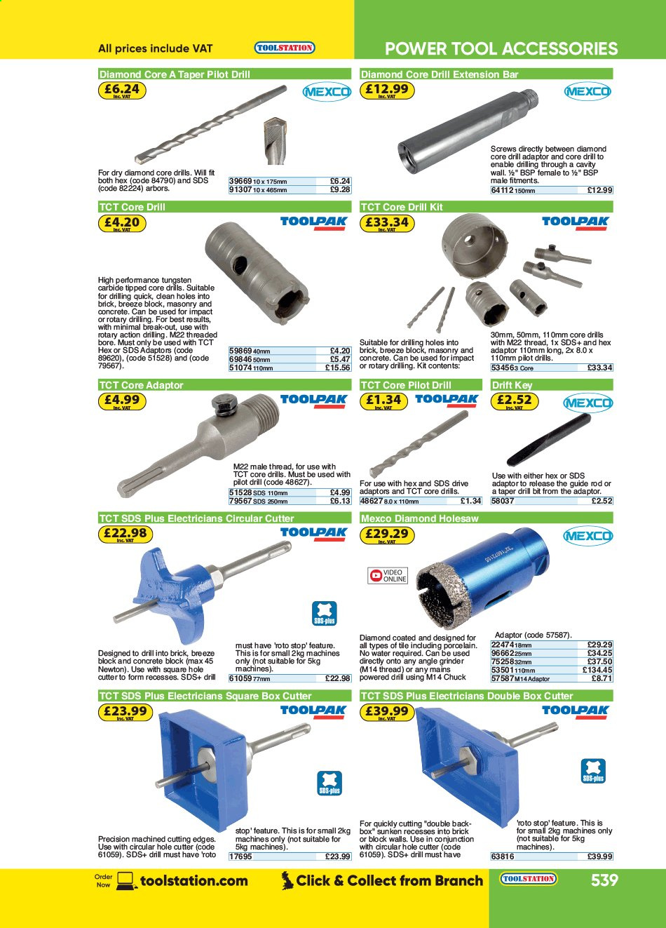 Toolstation offer . Page 539.