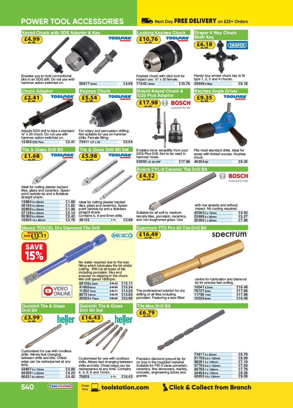 Toolstation offer . Page 540.