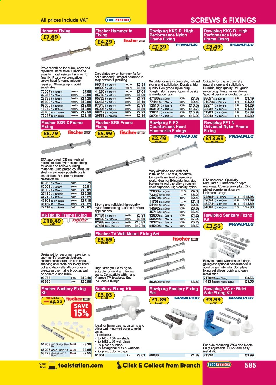 Toolstation offer . Page 585.