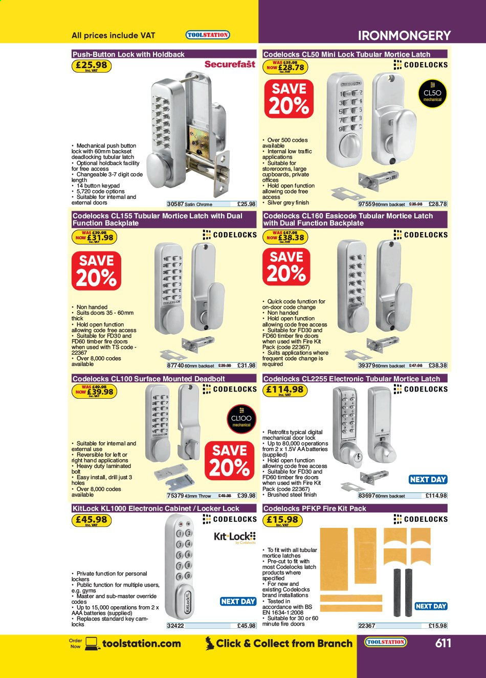 Toolstation offer . Page 611.