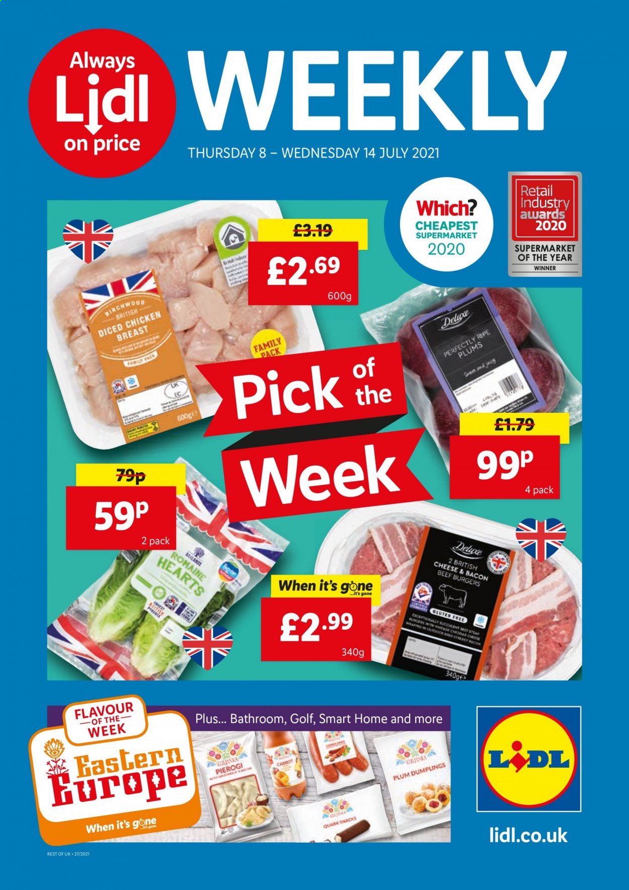 Lidl offer  - 8.7.2021 - 14.7.2021. Page 1.