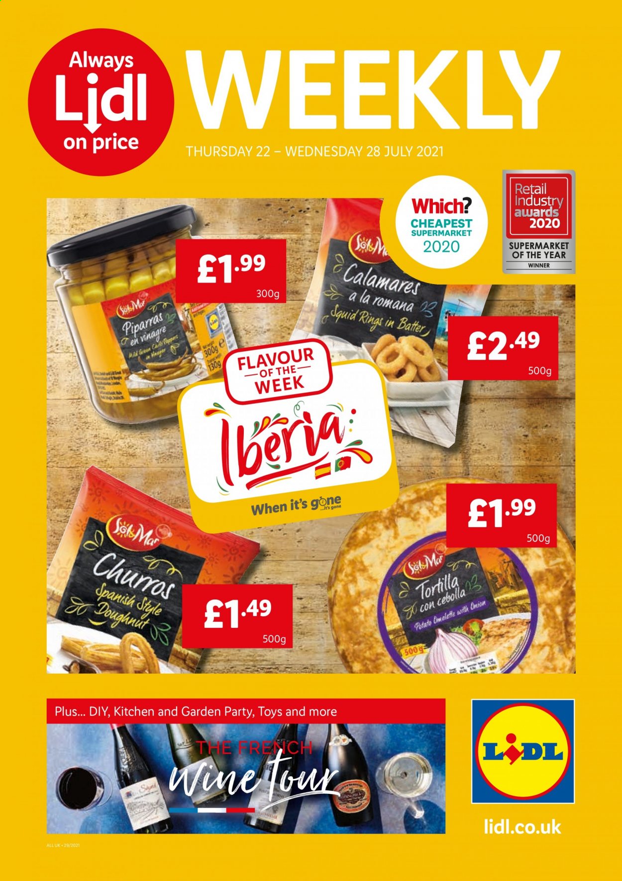 Lidl offer  - 22.7.2021 - 28.7.2021. Page 1.