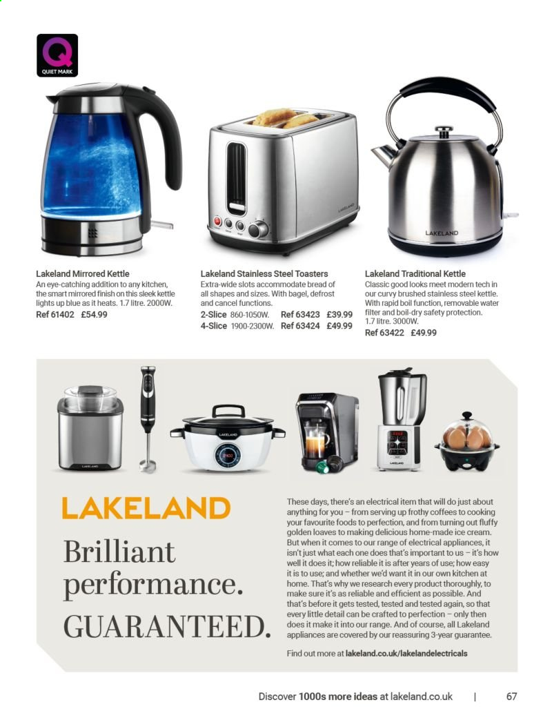 Lakeland offer . Page 67.