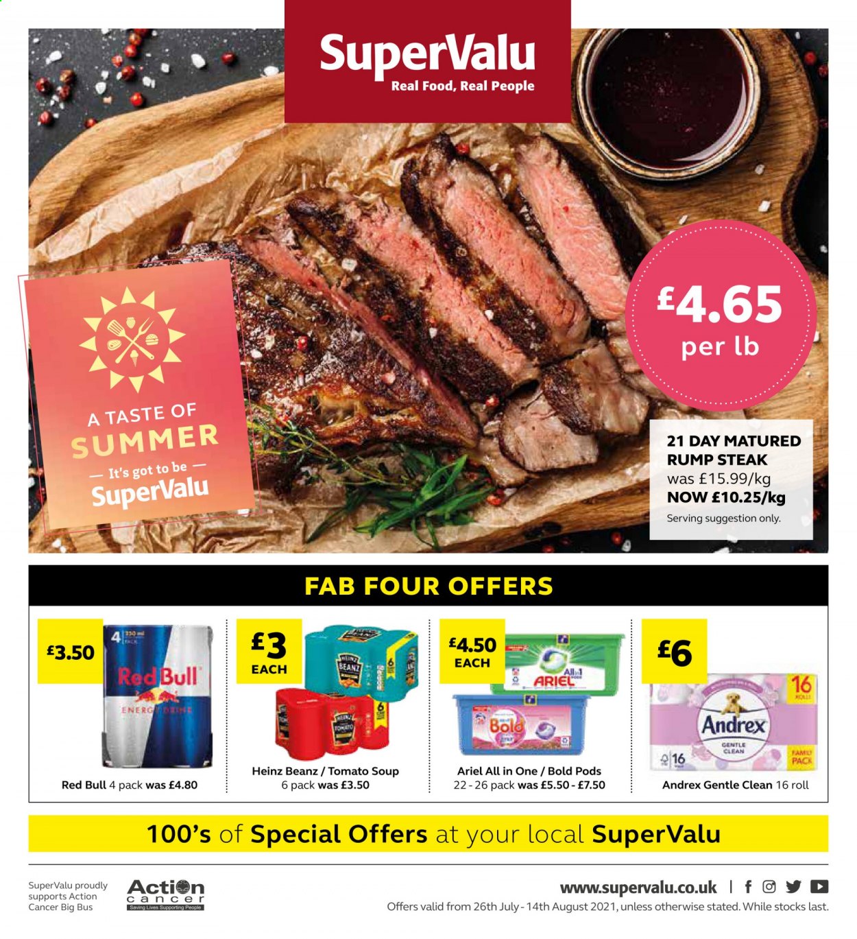 SuperValu offer  - 26.7.2021 - 14.8.2021. Page 1.