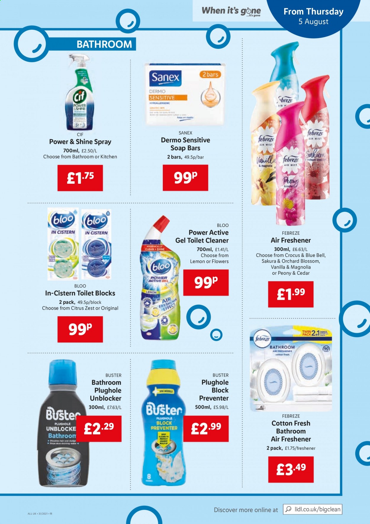 Lidl offer  - 5.8.2021 - 11.8.2021. Page 11.