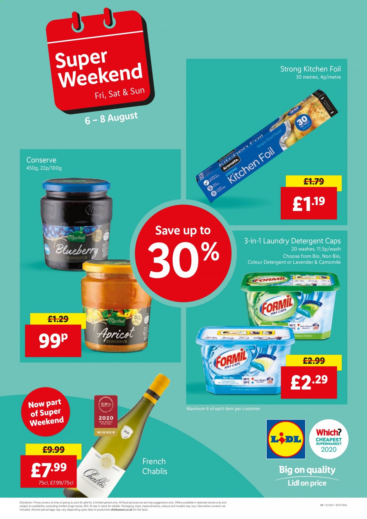 Lidl offer  - 5.8.2021 - 11.8.2021. Page 24.