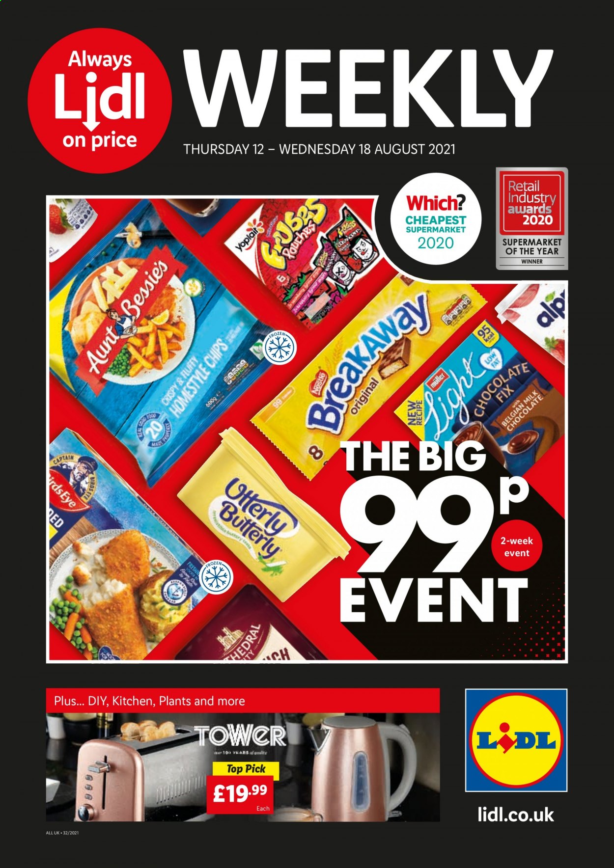 Lidl offer  - 12.8.2021 - 18.8.2021. Page 1.