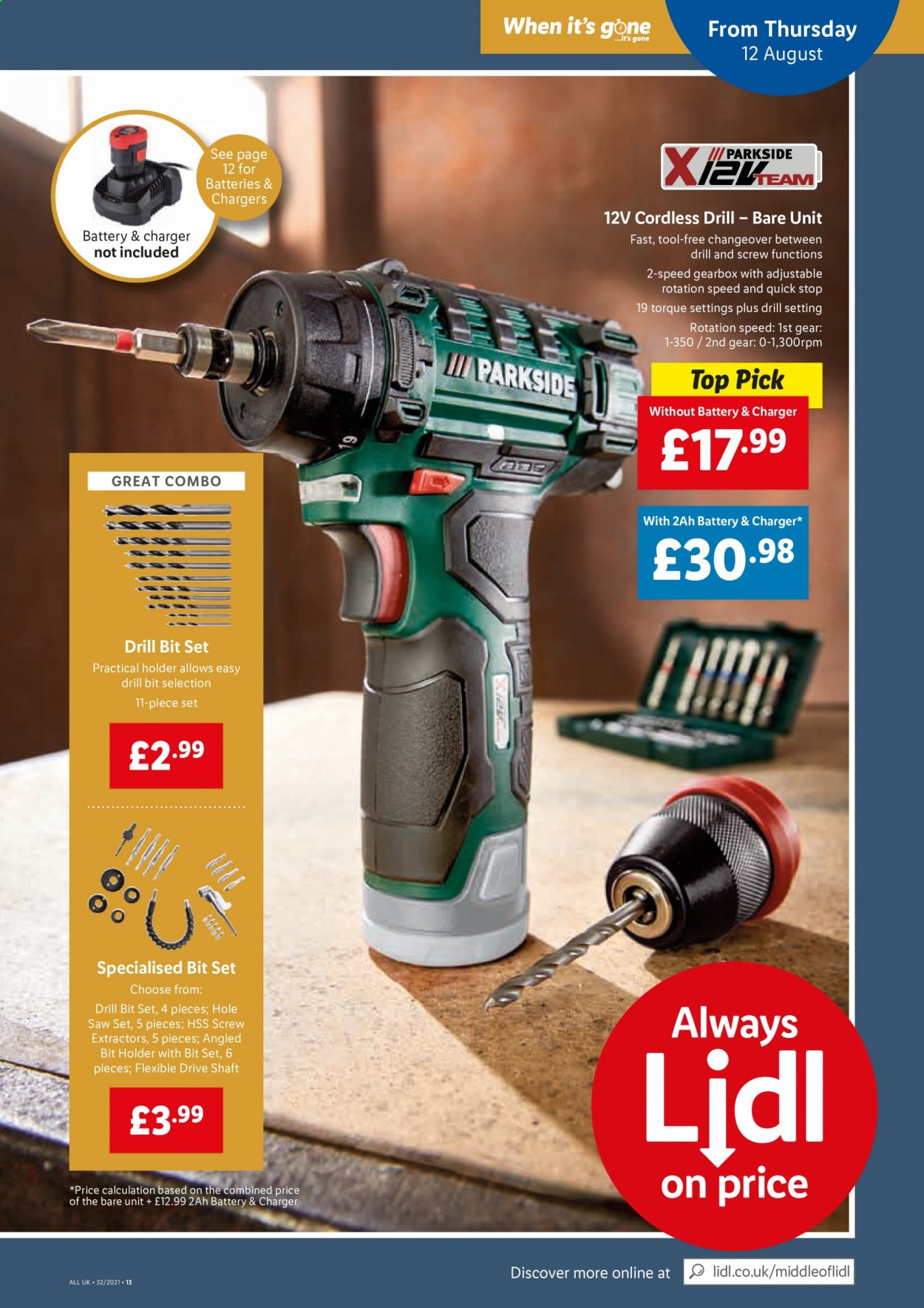 Lidl offer  - 12.8.2021 - 18.8.2021. Page 11.