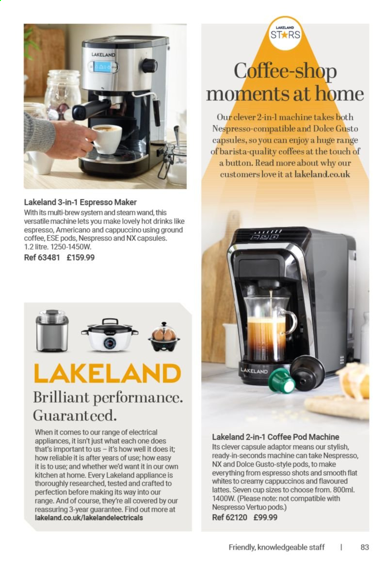 Lakeland offer . Page 83.