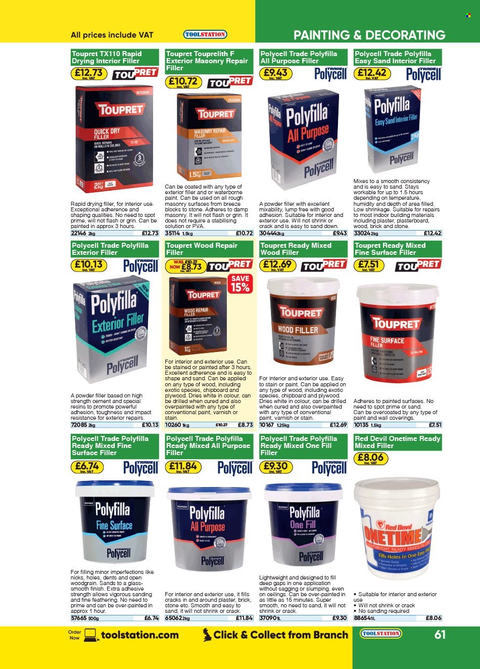 Toolstation offer . Page 61.