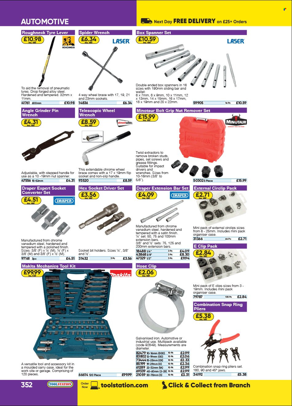 Toolstation offer . Page 352.