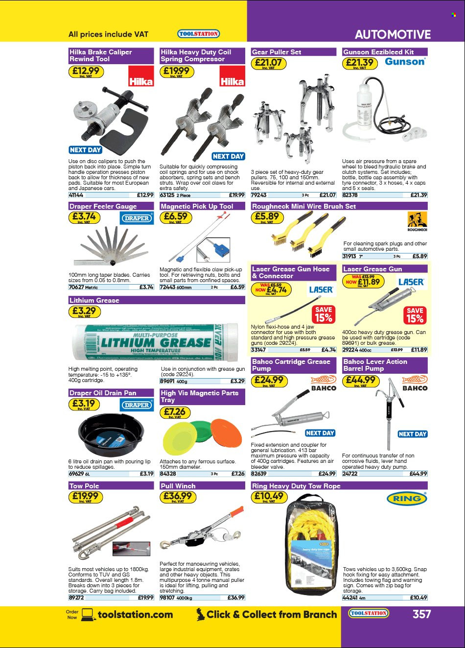 Toolstation offer . Page 357.