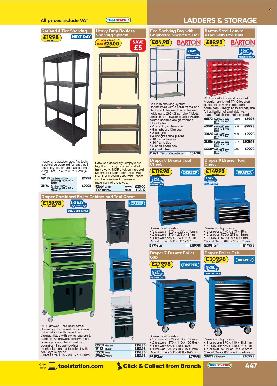 Toolstation offer . Page 447.