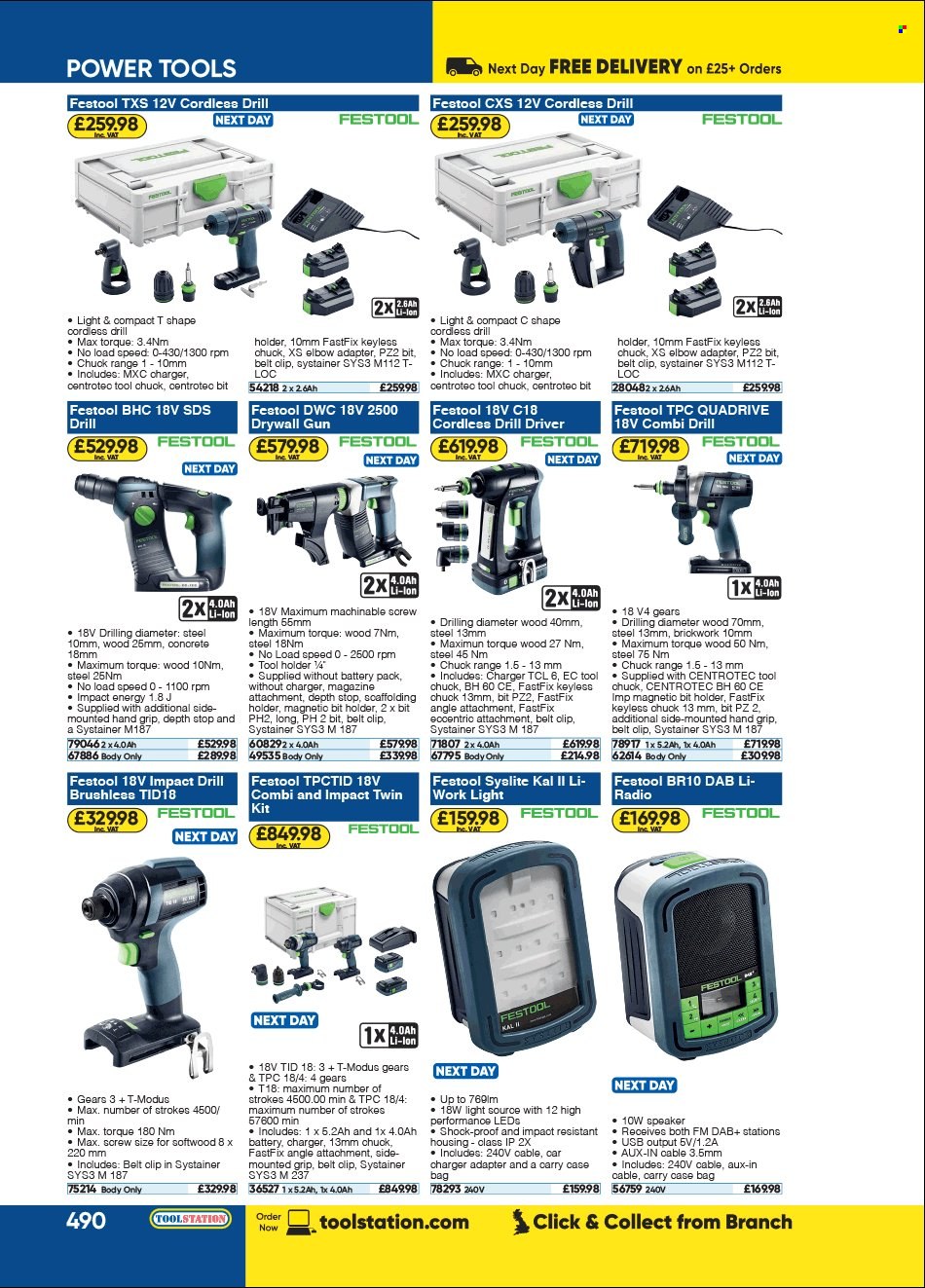 Toolstation offer . Page 490.