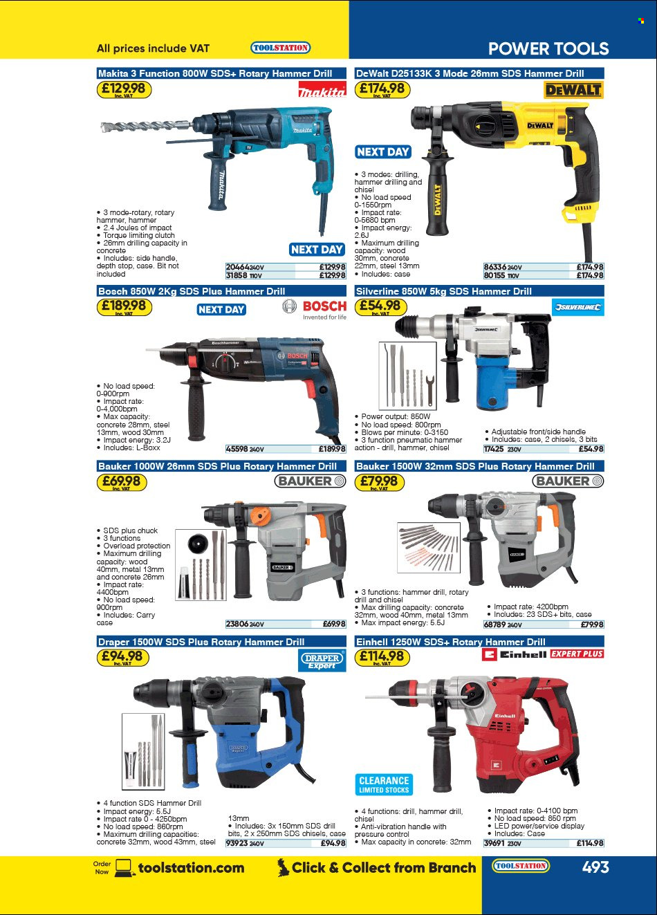 Toolstation offer . Page 493.