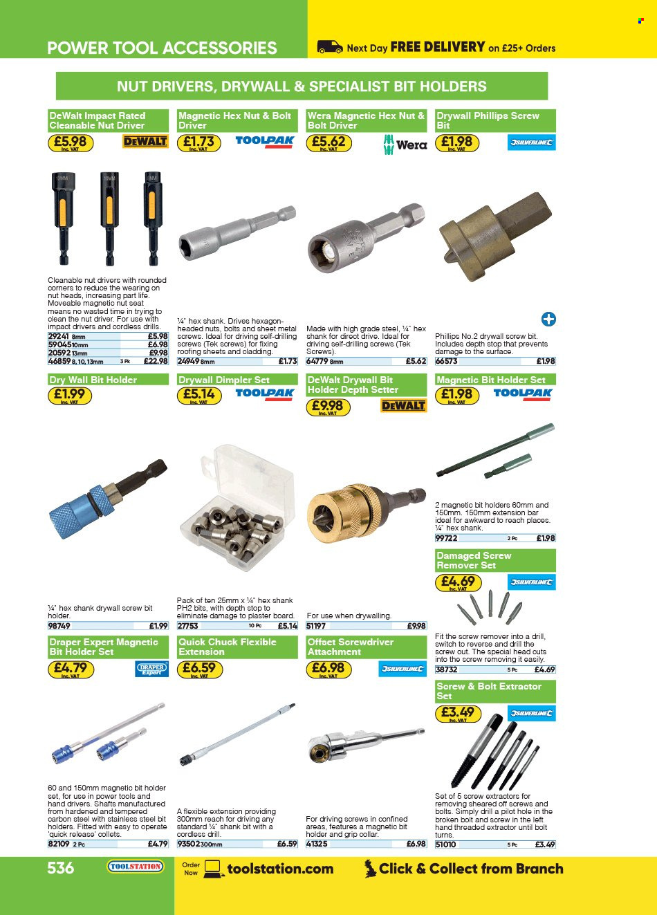 Toolstation offer . Page 536.
