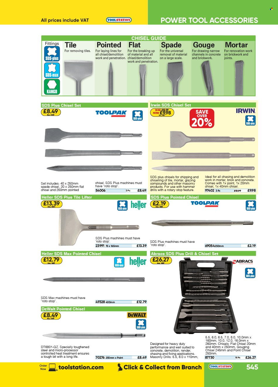 Toolstation offer . Page 545.