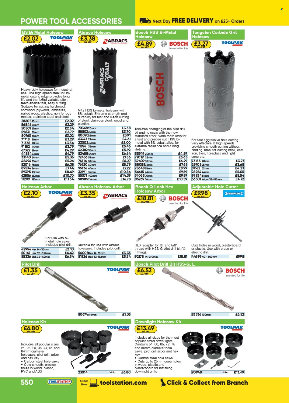 Toolstation offer . Page 550.