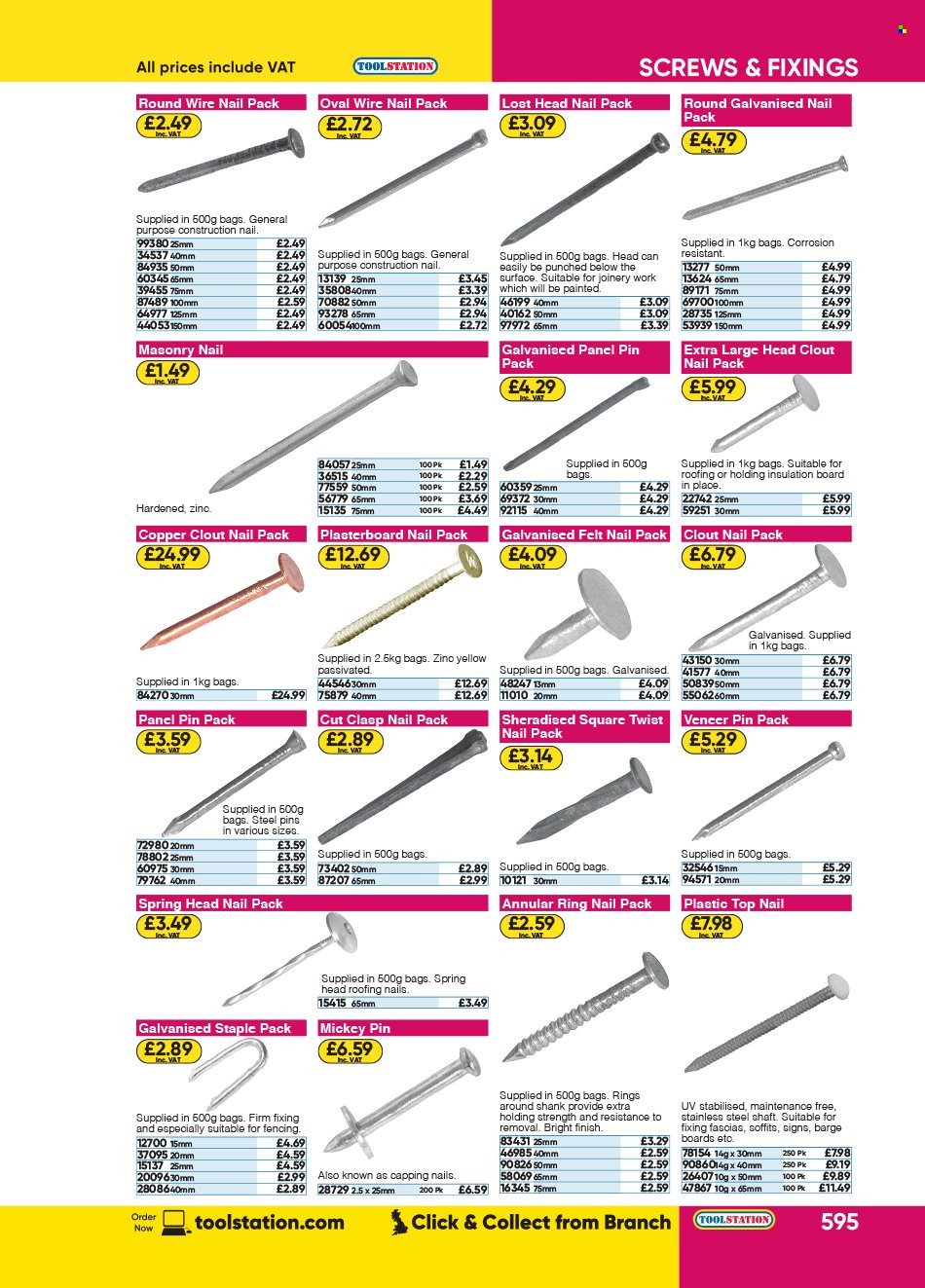 Toolstation offer . Page 595.