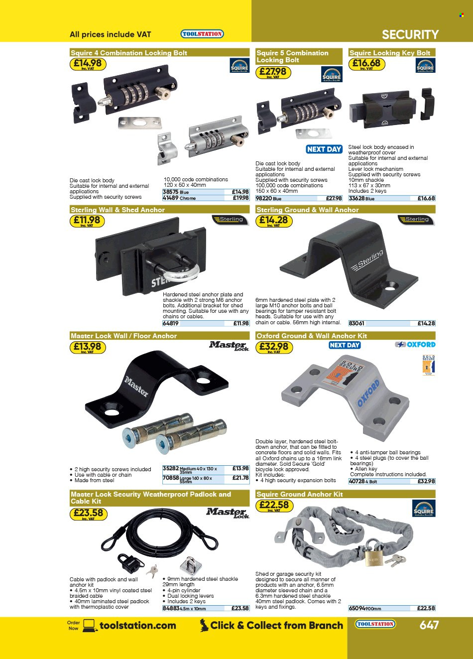 Toolstation offer . Page 647.