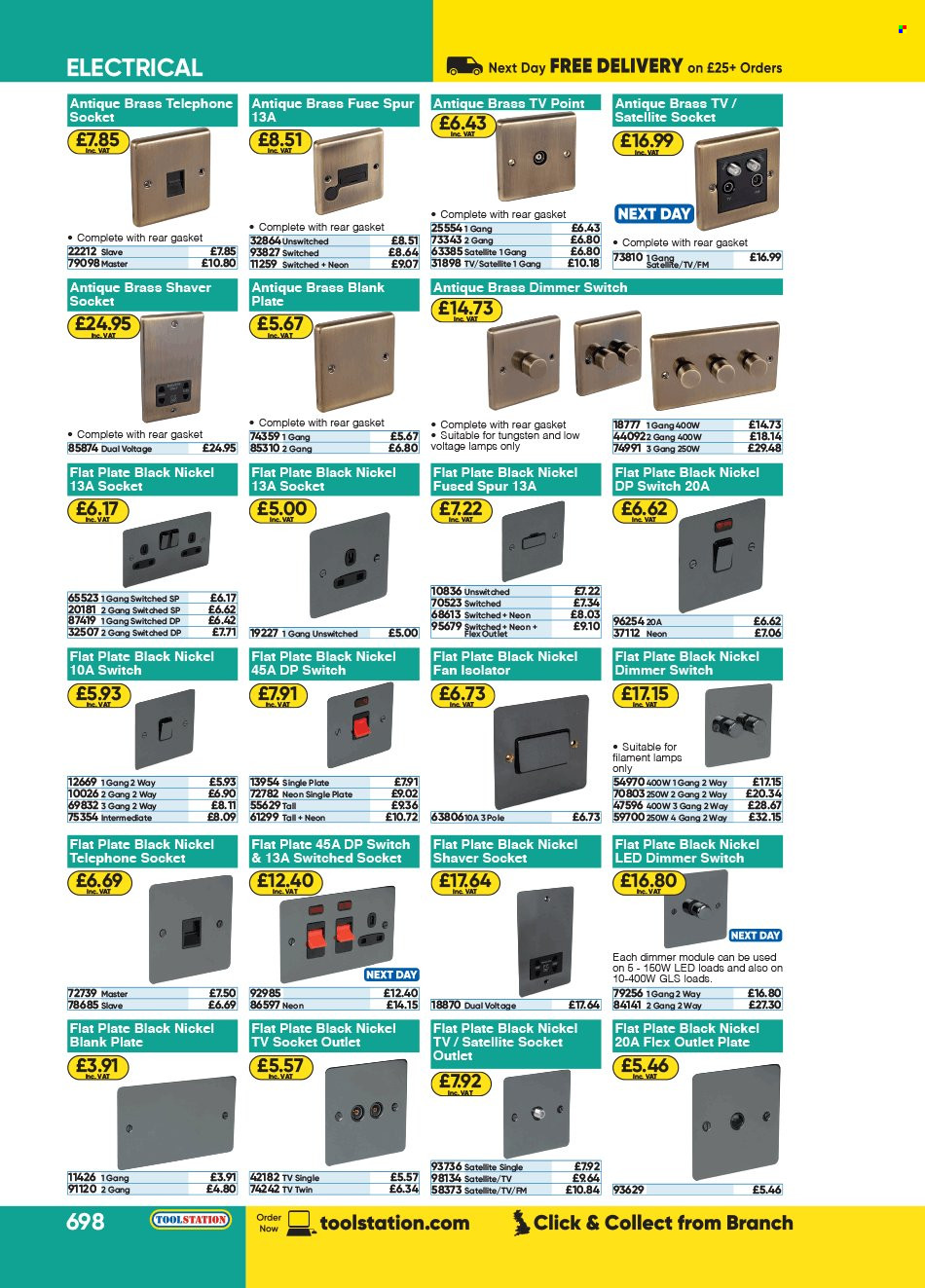 Toolstation offer . Page 698.