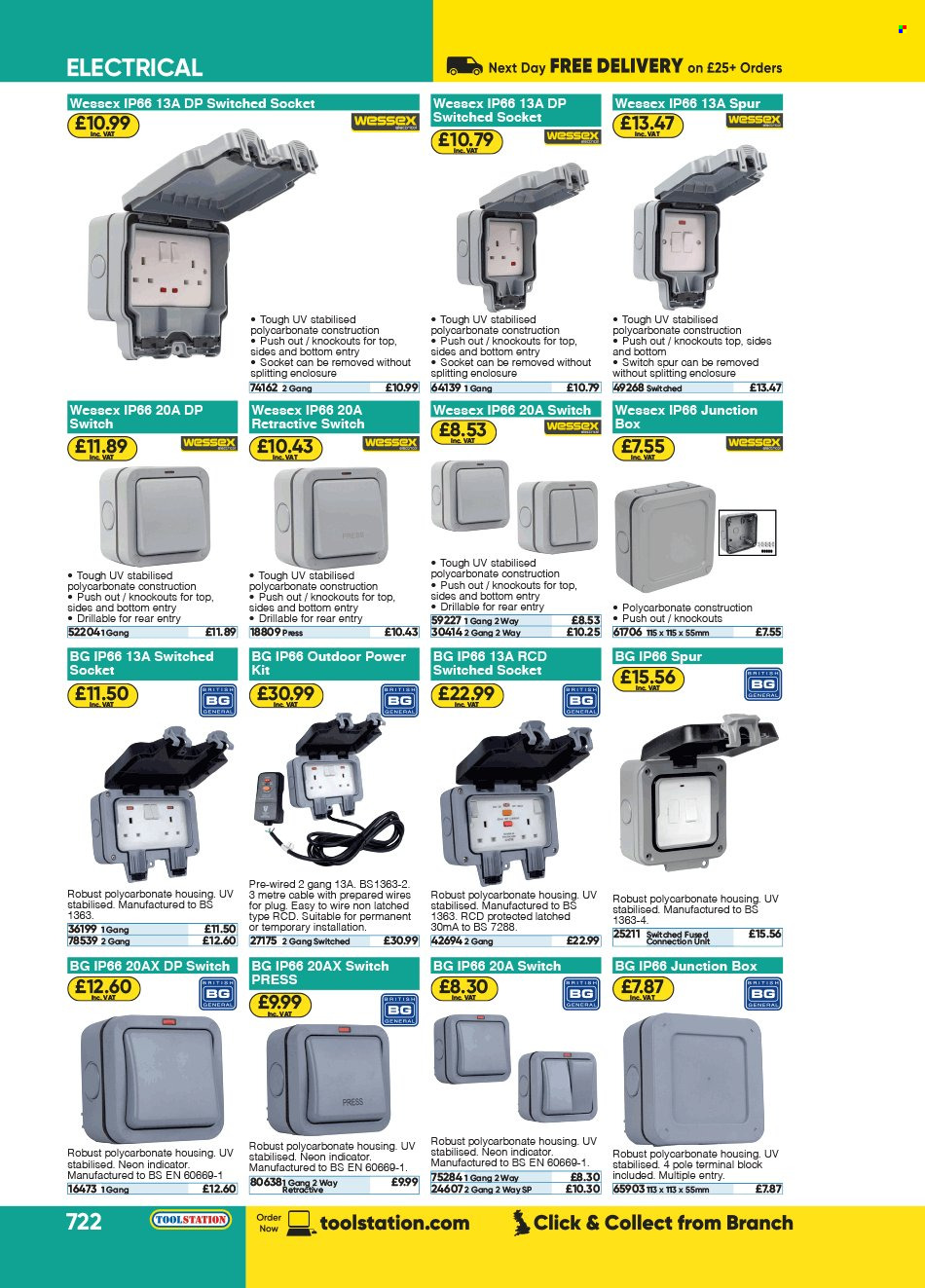 Toolstation offer . Page 722.