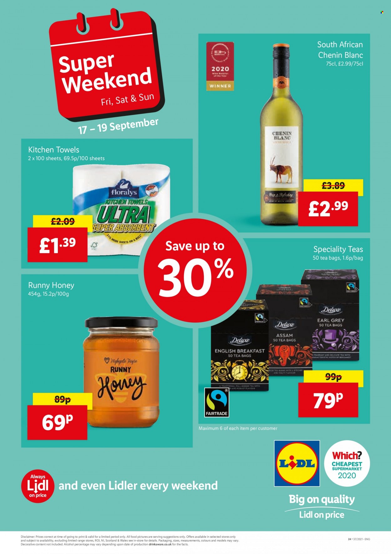 Lidl offer  - 16.9.2021 - 22.9.2021. Page 24.