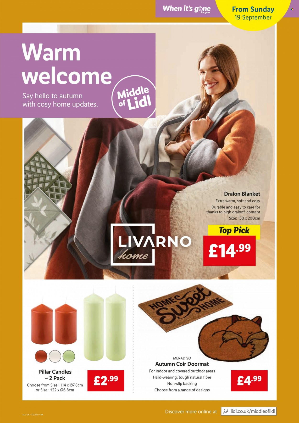 Lidl offer  - 16.9.2021 - 22.9.2021. Page 17.